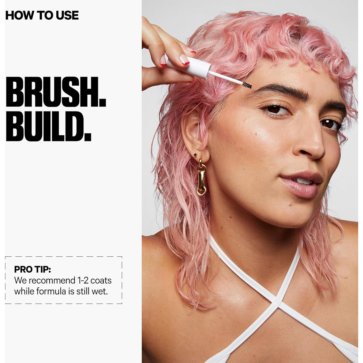 Gel de Cejas KUSH Milk Makeup - Voluminizador Transparente 17.86g