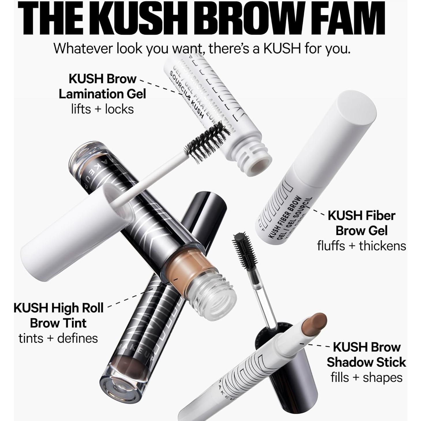 Gel de Cejas KUSH Milk Makeup - Voluminizador Transparente 17.86g