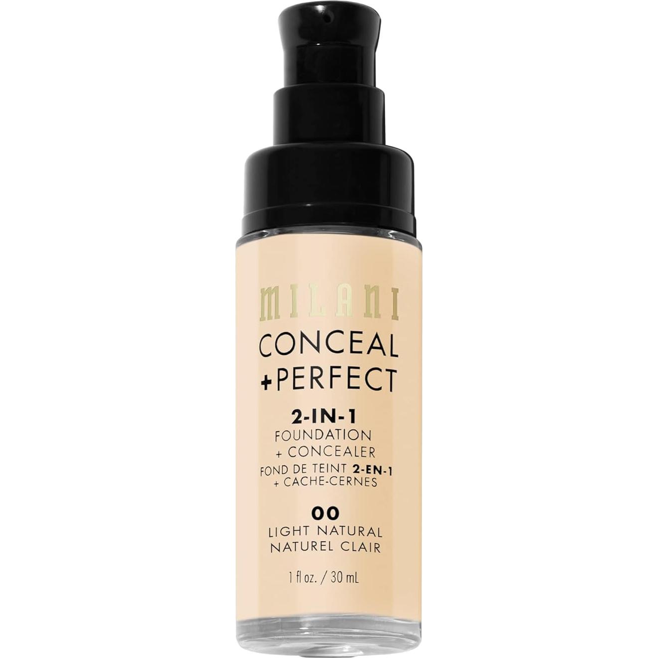 Base Líquida + Corrector Milani Ocultar + Perfecto 29.57 ml