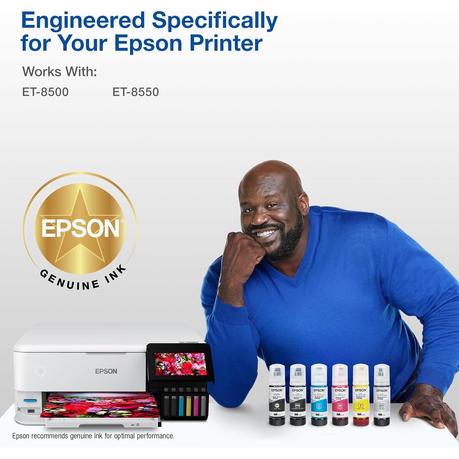 Tinta Epson EcoTank Cian 70 mL para ET-8500 ET-8550