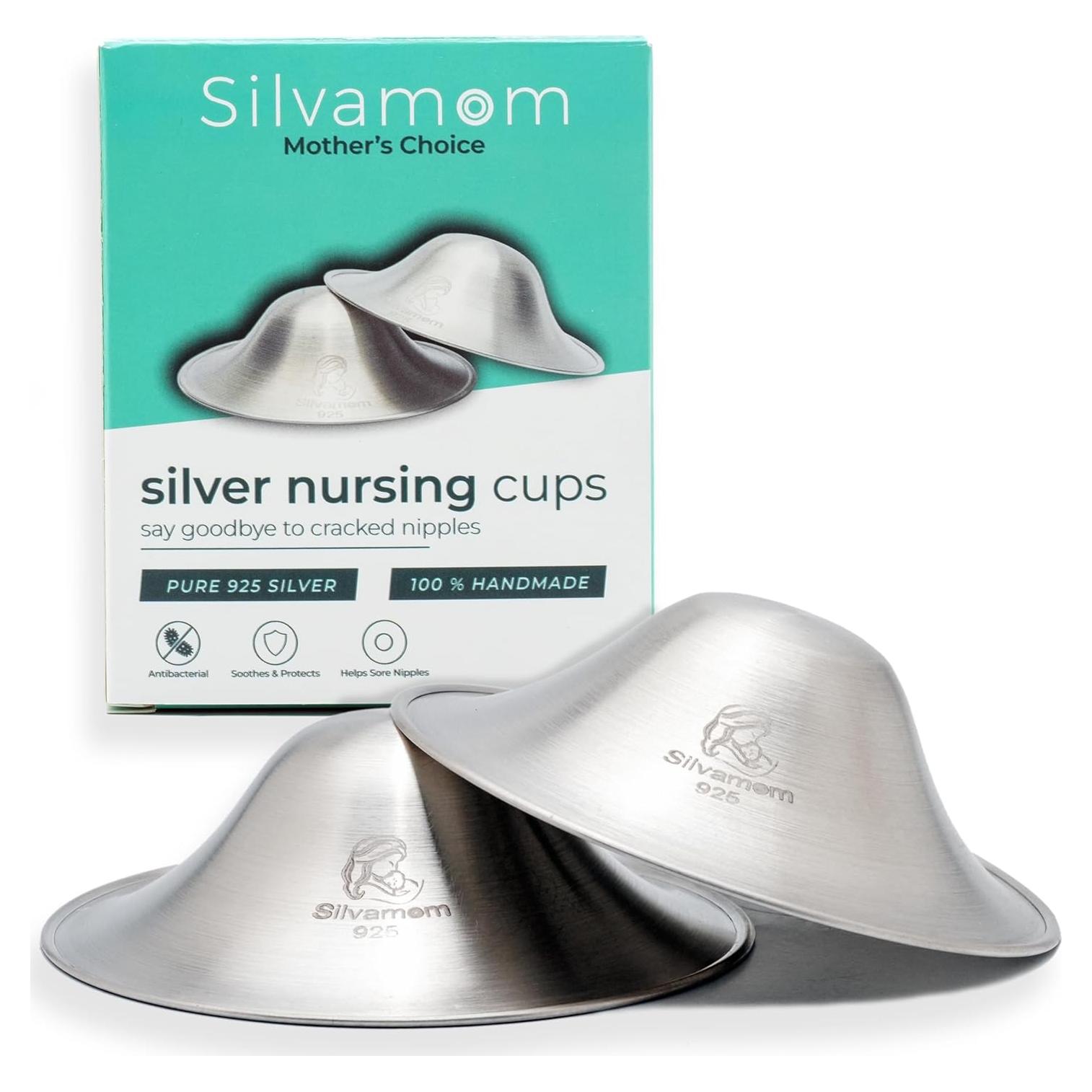 Copas de Lactancia de Plata 925 Silvamom - Extra Grande