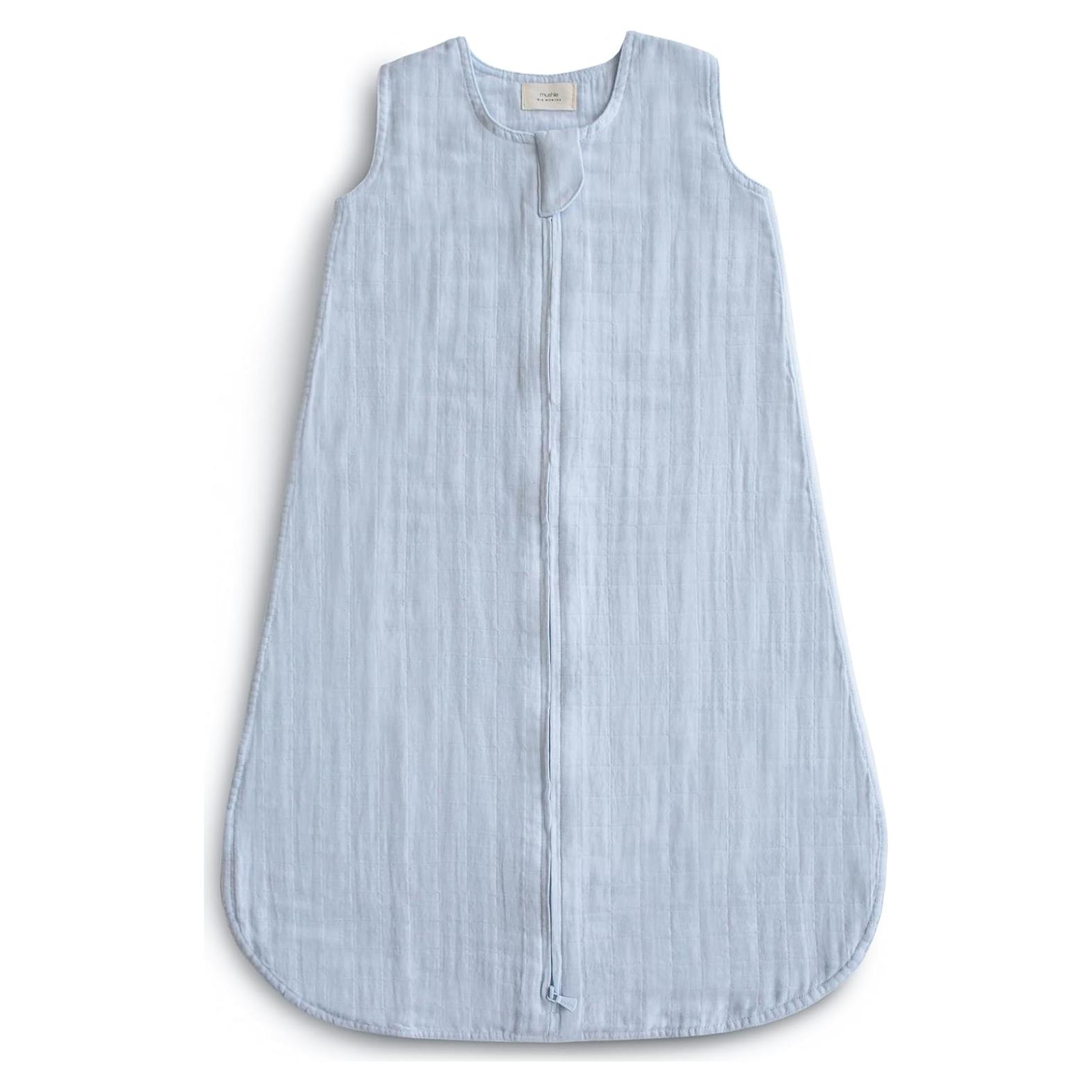 Saco de Dormir para Bebés Mushie 100% Algodón Orgánico Azul