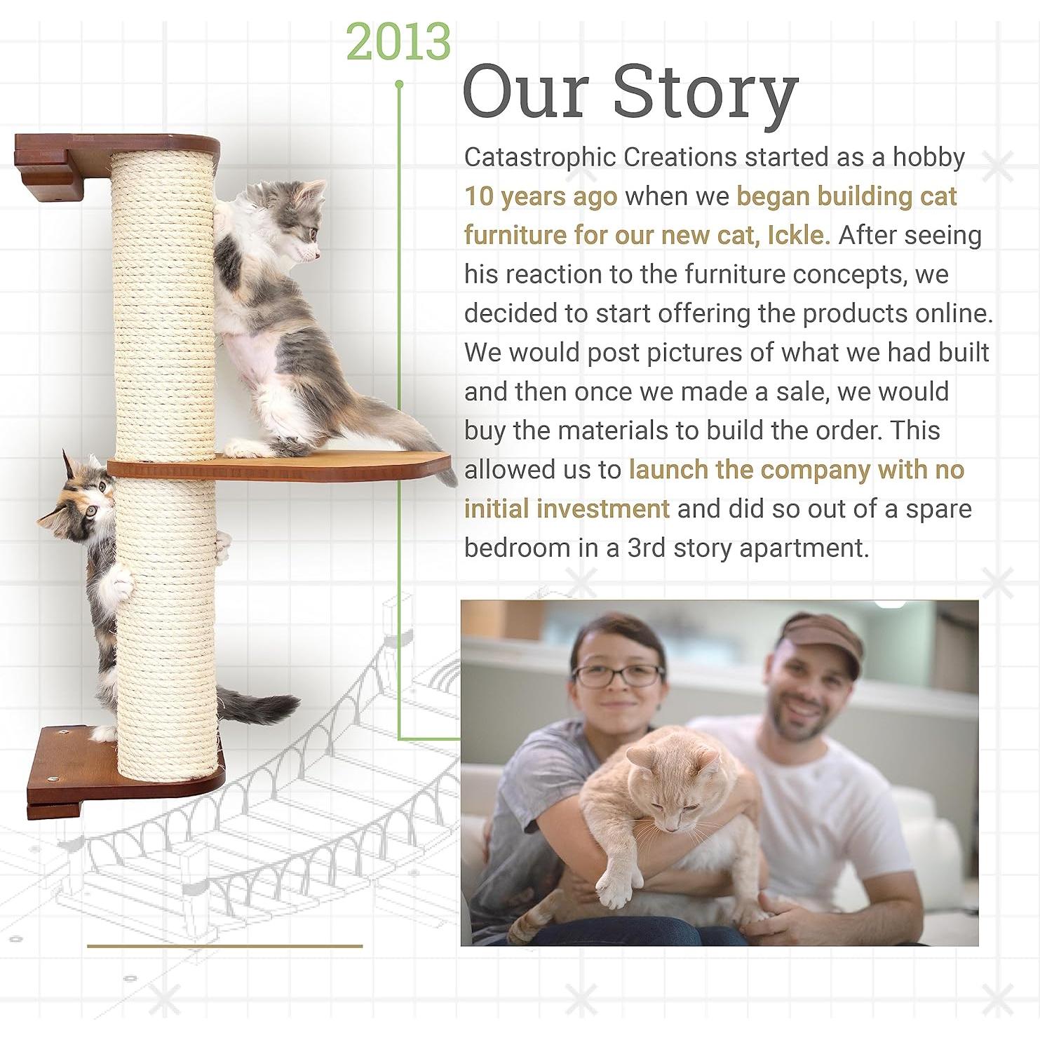 Cama para Gatos Nido Catastrophic Creations 45 cm Bambú