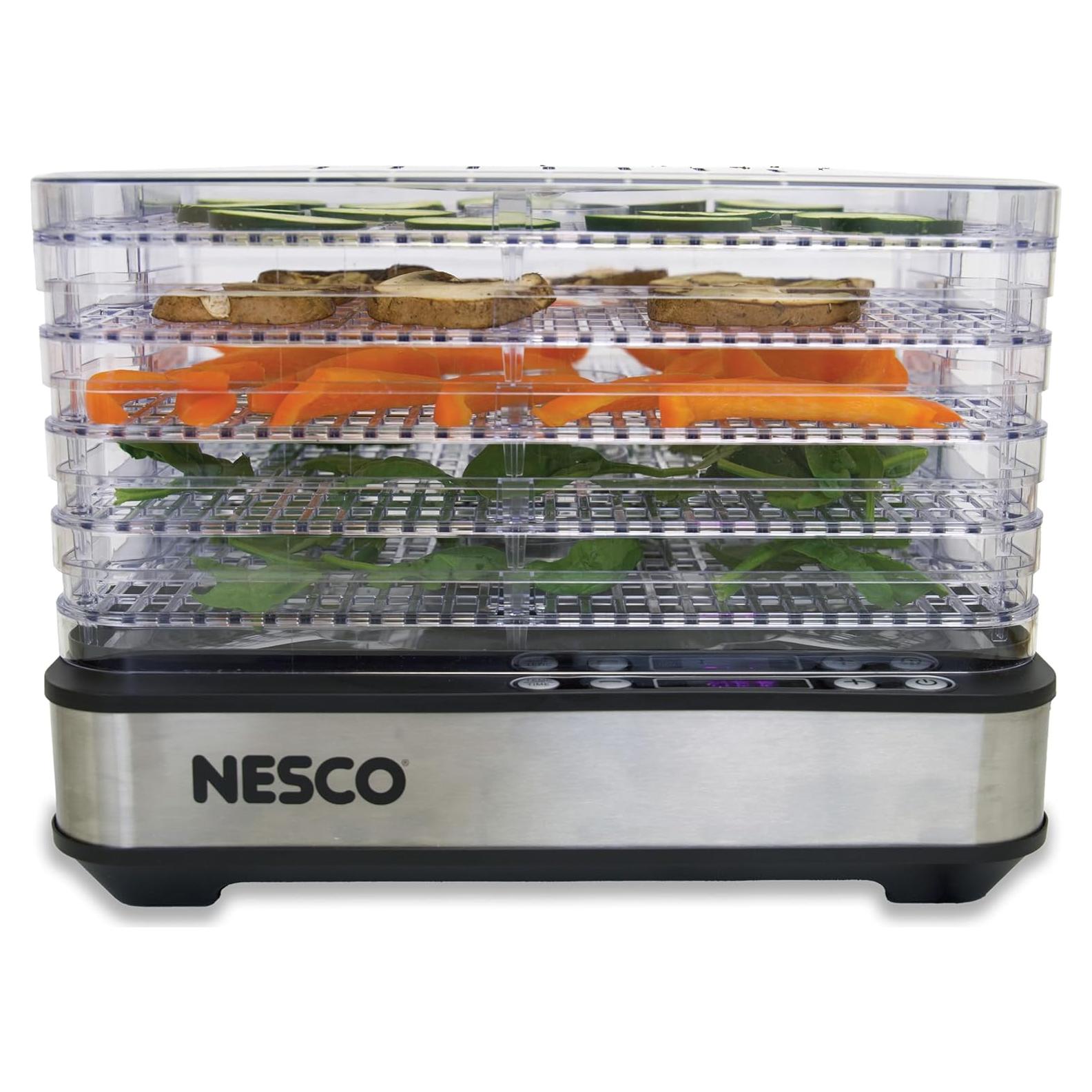 Deshidratador de Alimentos NESCO FD-5TC - 5 Bandejas Sin BPA, 420W