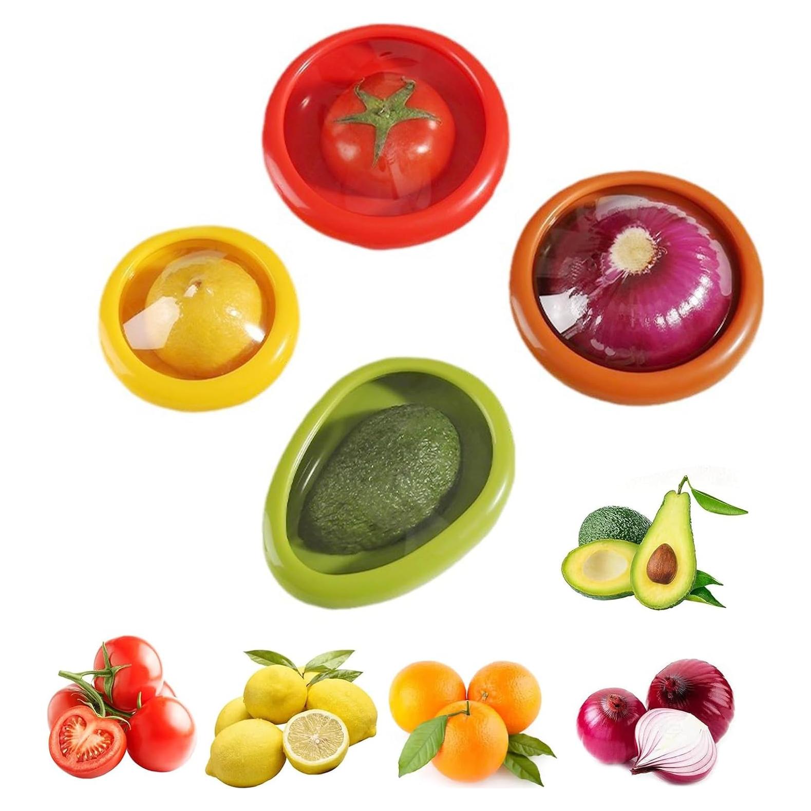 Juego de 4 Contenedores de Almacenamiento de Silicona YUEYINGMG