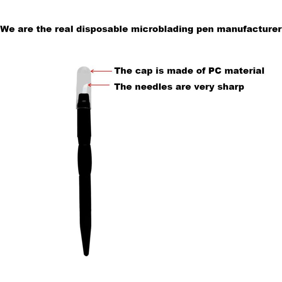 Bolígrafos de Microblading Desechables 17 Agujas - 10 Piezas
