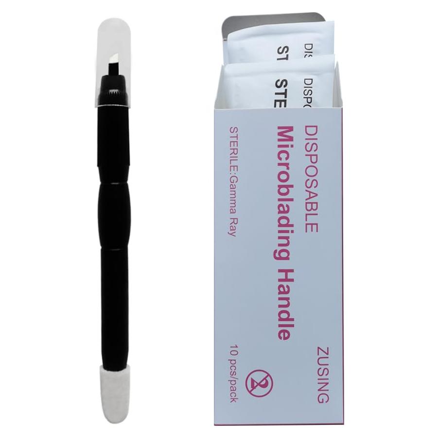 Bolígrafo de Microblading Desechable 14 Agujas 0.15mm - 10 Piezas