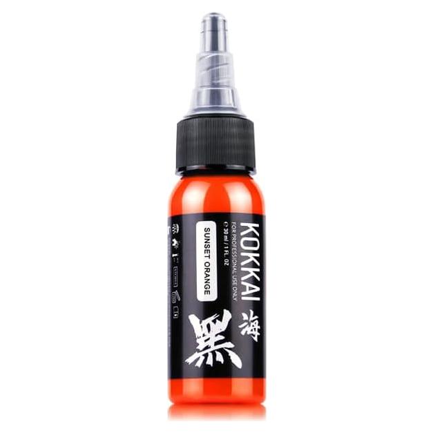 Tinta para Tatuajes Kokkai Sumi 14.79 ml Naranja Atardecer