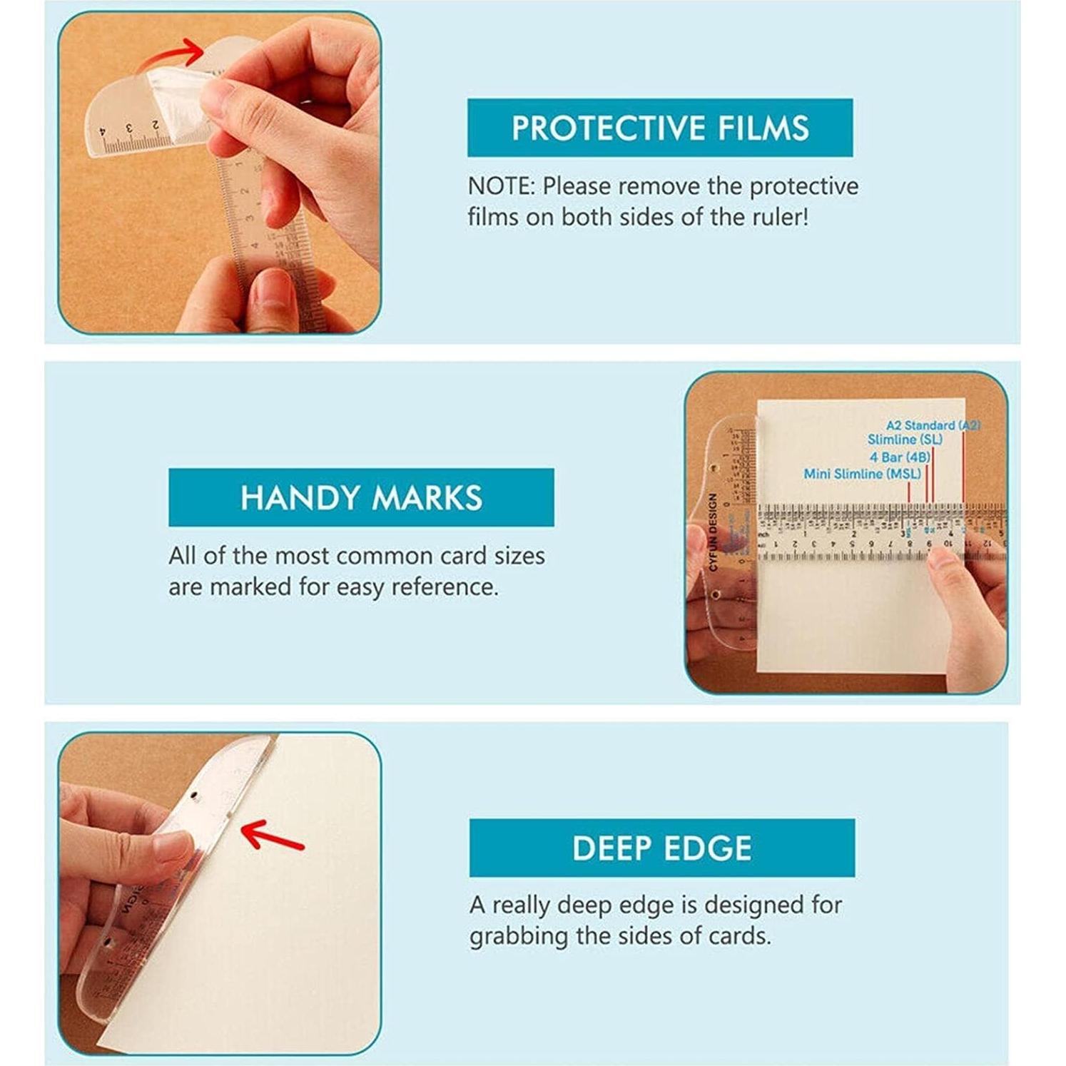 Regla T Acrílica Transparente 15.24 cm - Junfamilee