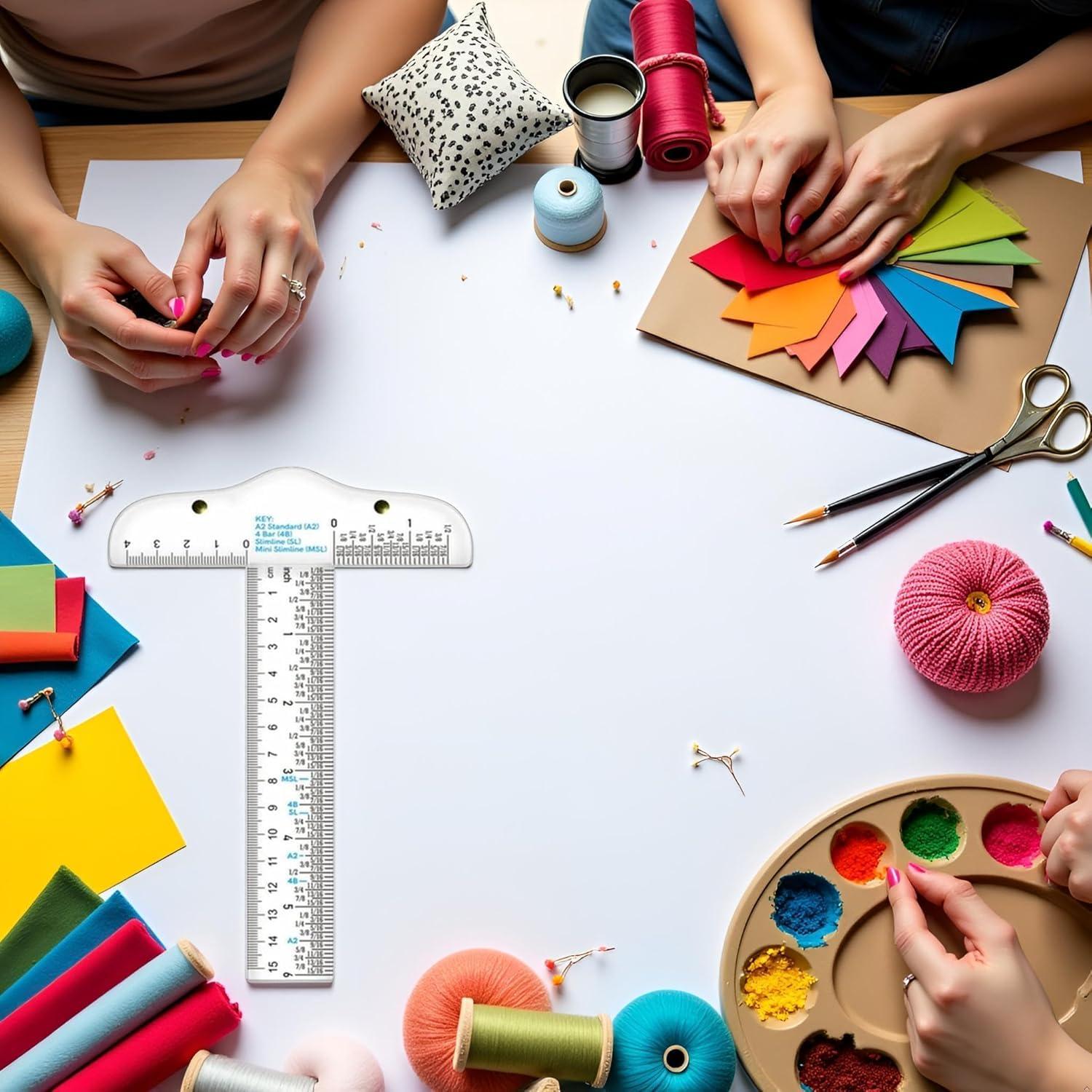 Regla T Acrílica Transparente 15.24 cm - Junfamilee