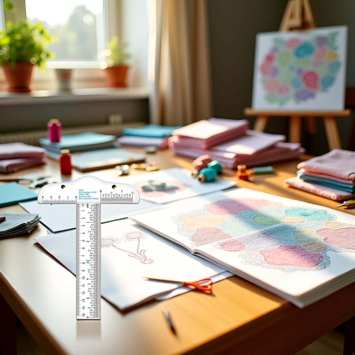 Regla T Acrílica Transparente 15.24 cm - Junfamilee