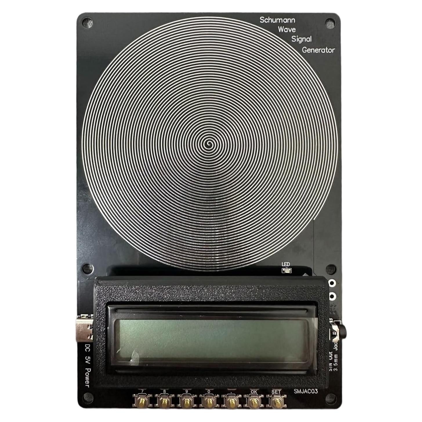 Generador de Frecuencia 7.83Hz VLSQHNCF Ajustable 0.01-100000Hz