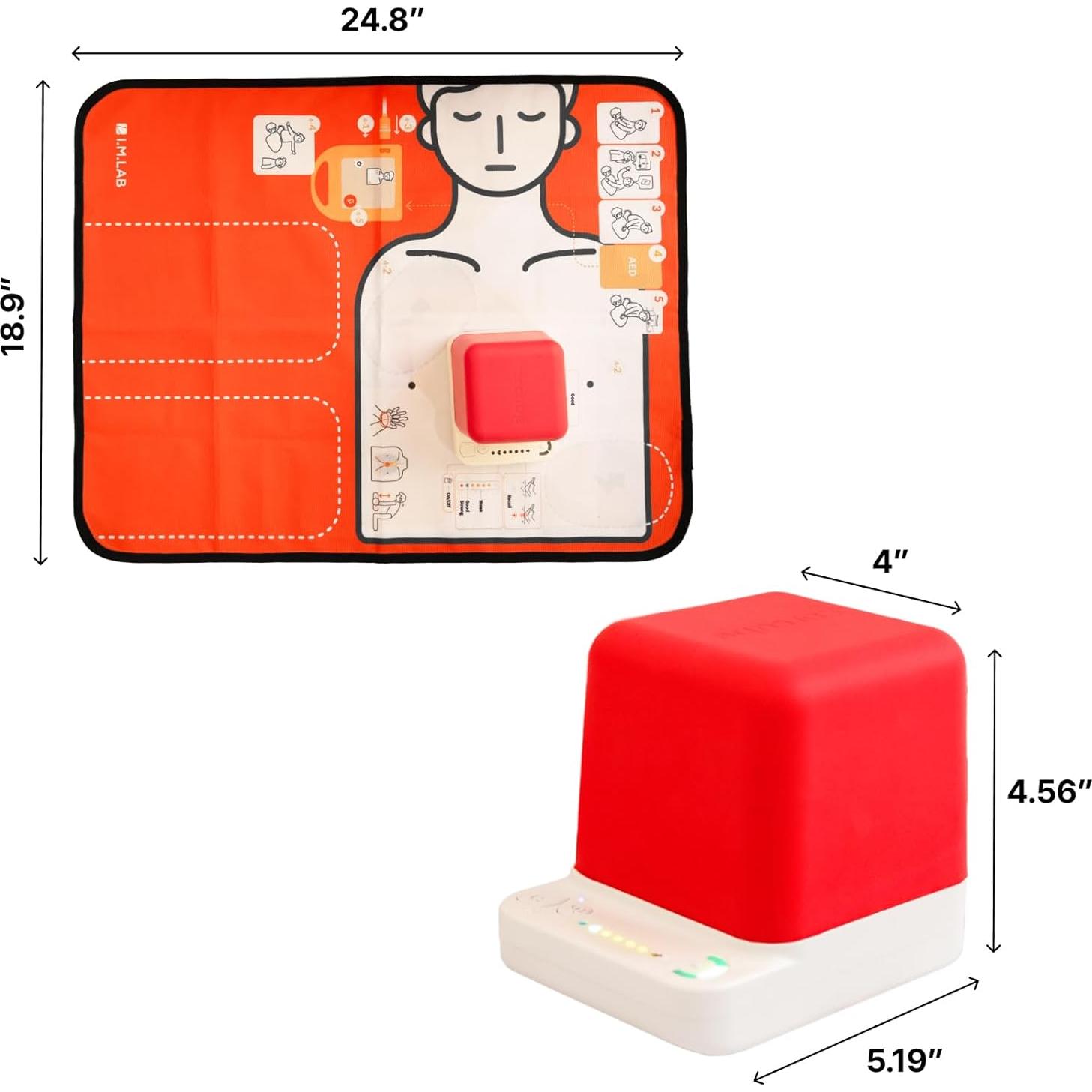 CPRCUBE 3 - Kit de Entrenamiento de RCP con Retroalimentación Visual