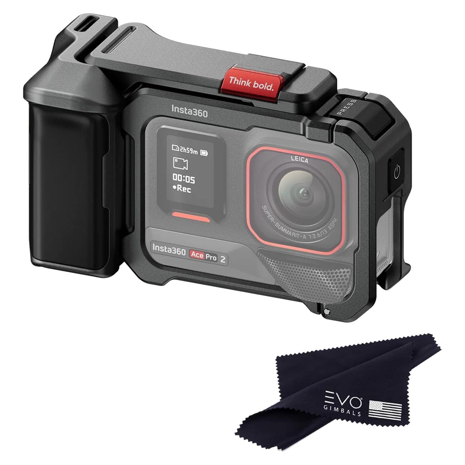 Kit Grip Xplorer Insta360 Ace Pro 2 - Ergonomía Gris Pizarra