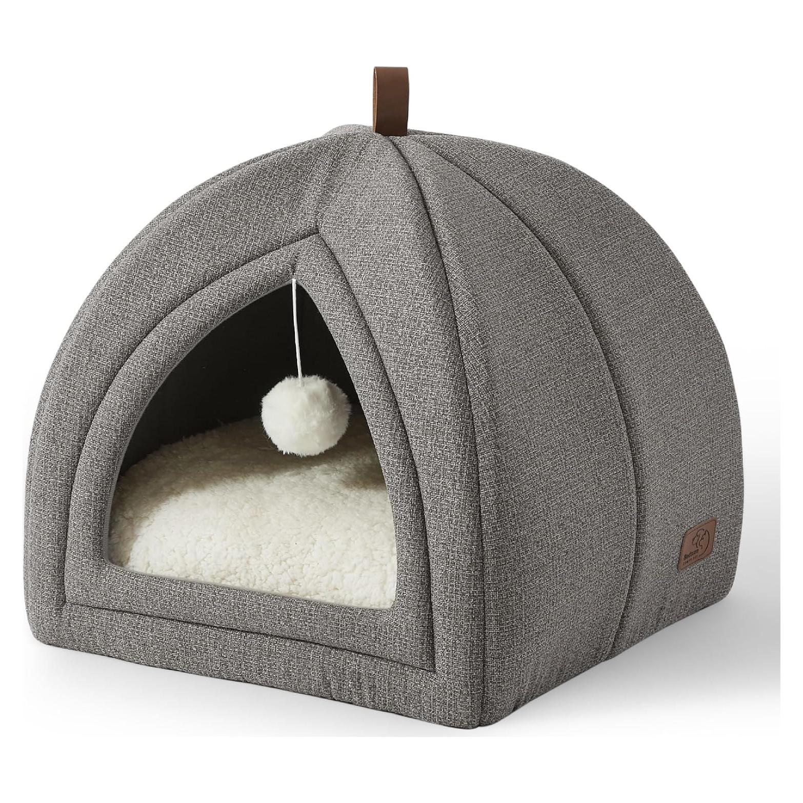 Cama para Gatos Bedsure 2 en 1 con Almohada Removible
