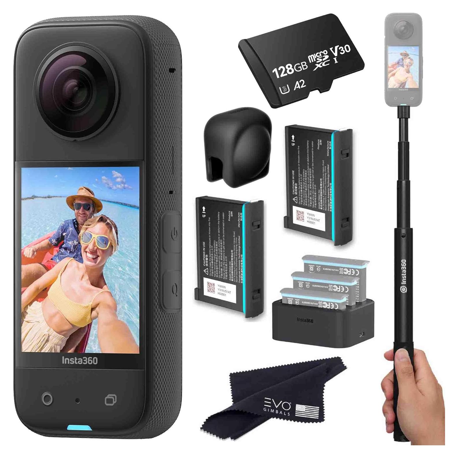 Cámara de Acción 360 Insta360 X3 con Accesorios y 128GB