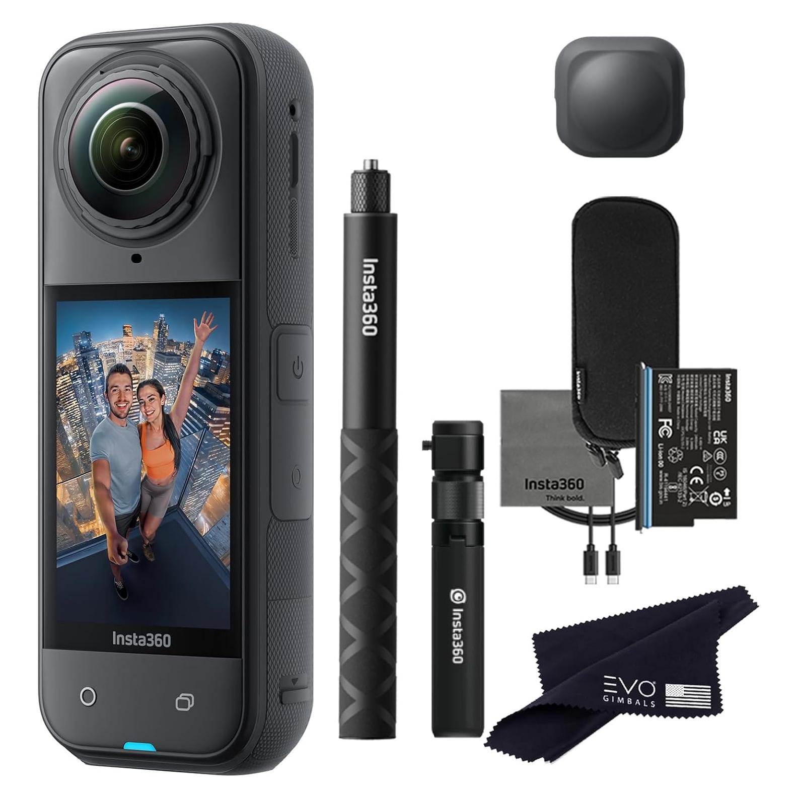 Cámara de Acción 360 Insta360 X5 8K HDR 72MP a Prueba de Agua