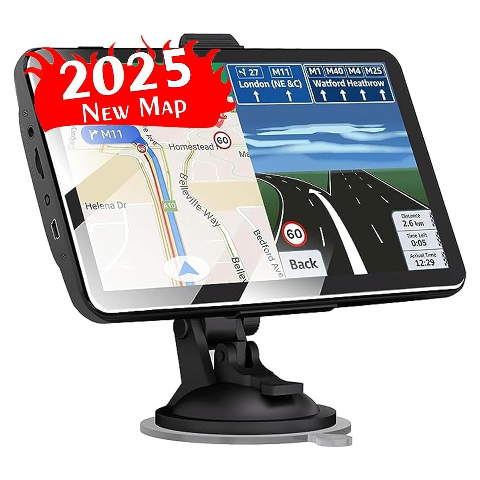 Navegador GPS LONGRUF 7" Pantalla Táctil 2.5D para Camiones