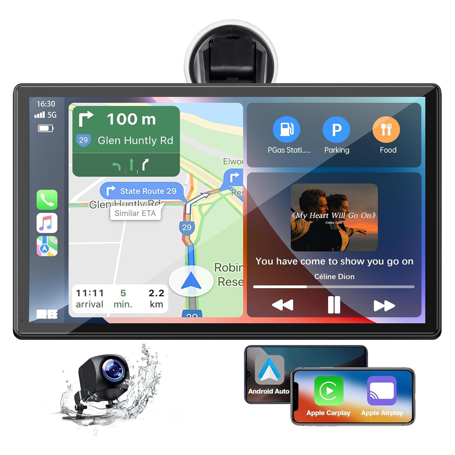 Estéreo Inalámbrico 9 Pulgadas LAMTTO con Carplay y GPS