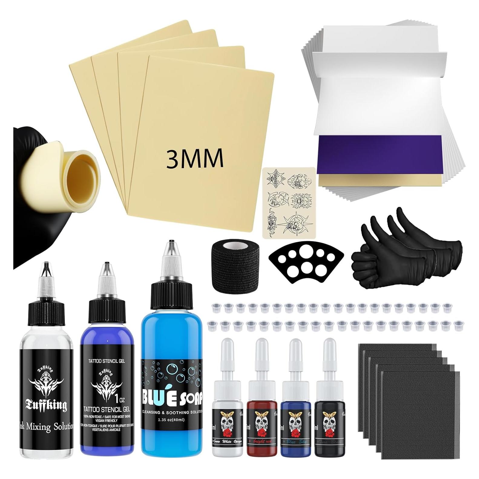 Kit Completo de Práctica de Tatuaje YBEAUTY 77 Piezas