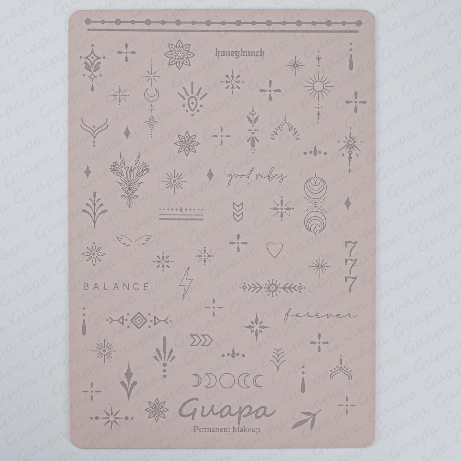 Pieles de Práctica para Tatuajes Marllogiva - 2 Pcs Rosa