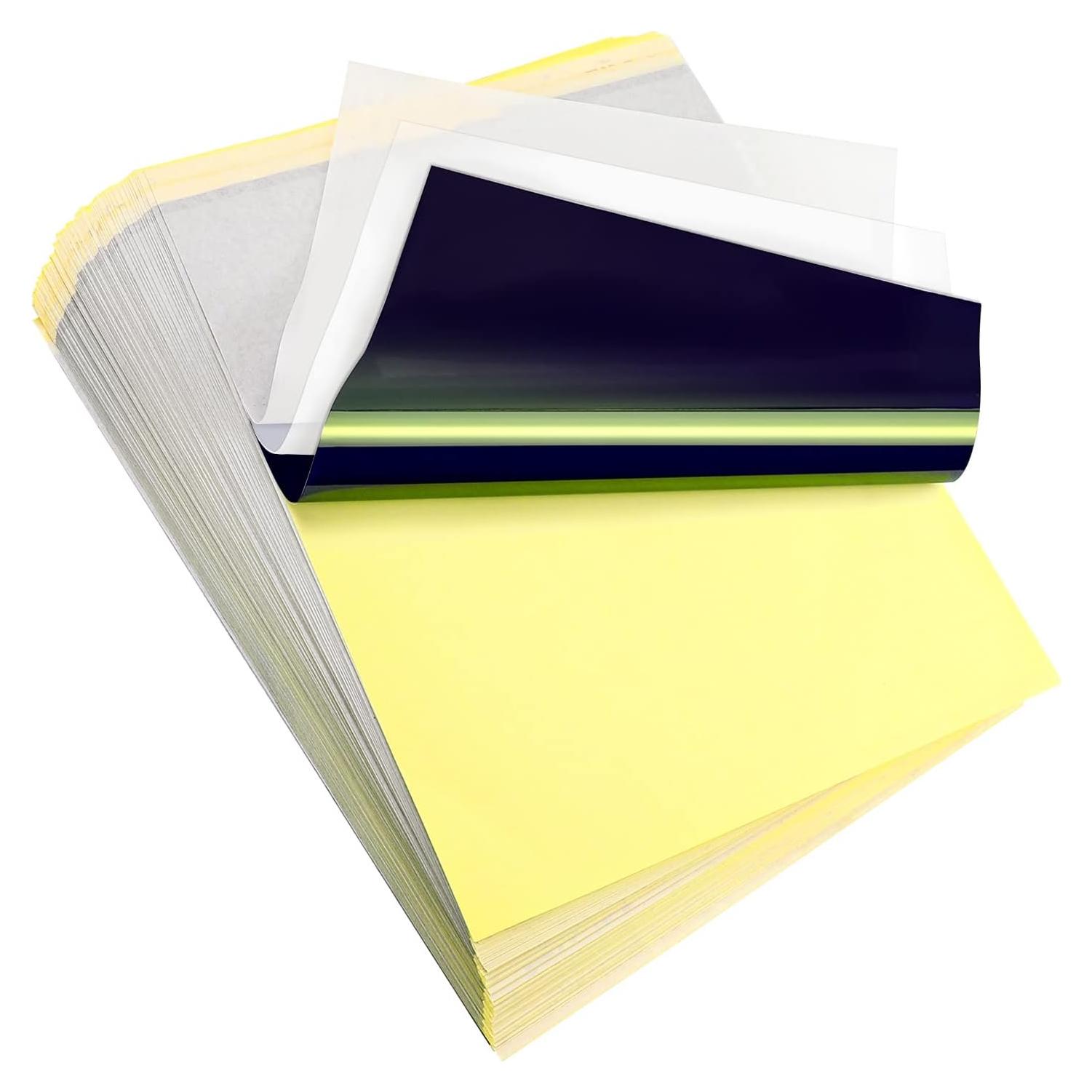 Papel de Transferencia de Tatuaje LIUMATE A4 100 Hojas 4 Capas