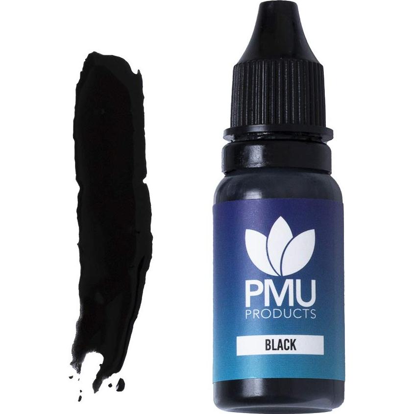 Tinta de Práctica de Microblading Negra 15ml - PMU Products