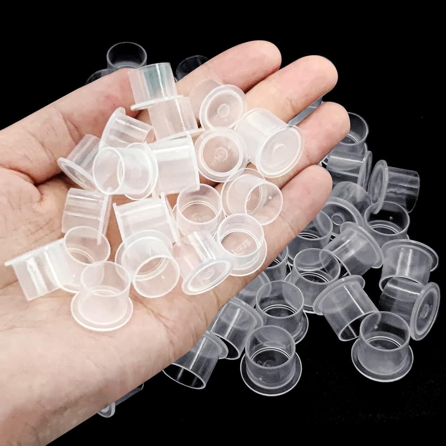 Tazas de Tinta para Tatuajes Hatonseyan 200pcs 17mm Desechables