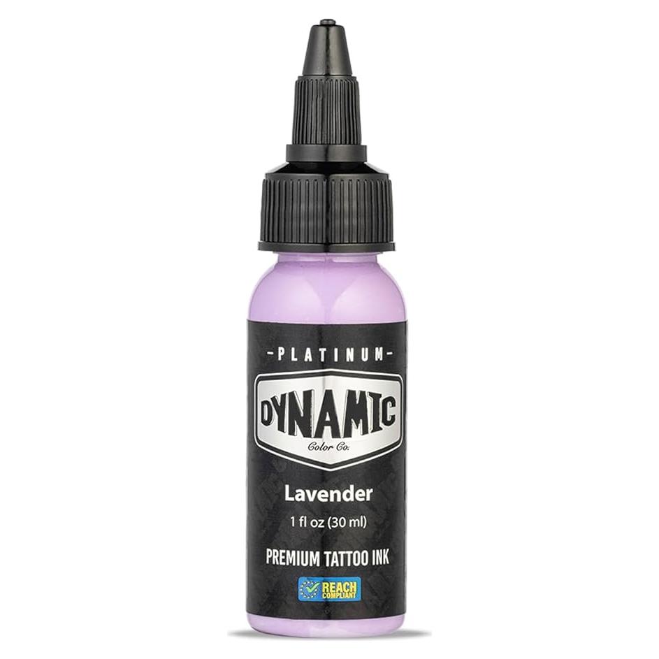 Tinta de Tatuaje Lavanda Dynamic Color Platinum 30 ml