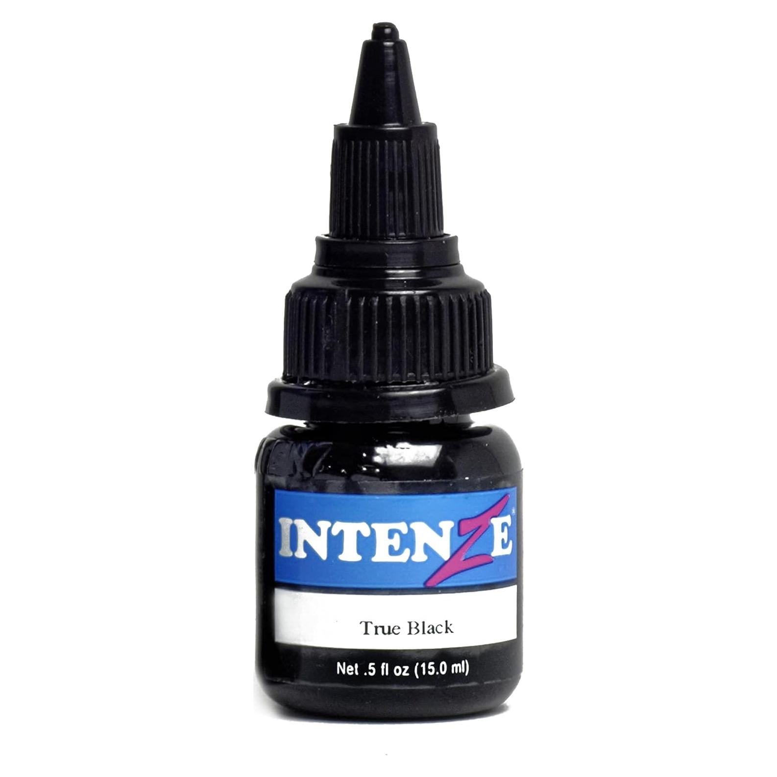 Tinta para Tatuajes Intenze 15ml - Negro Verdadero