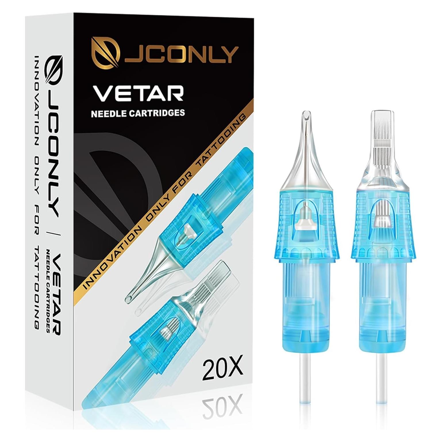 Agujas de Tatuaje JCONLY 1003RLL Cartucho 20 Piezas 0.30mm