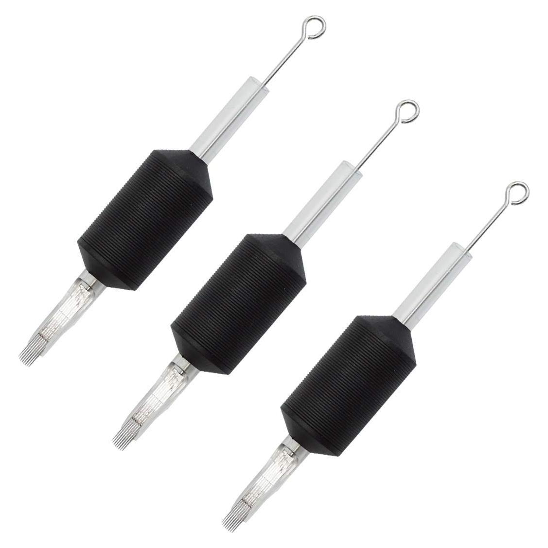 Tatmax 20PCS Agujas y Tubos de Tatuaje Desechables 25mm