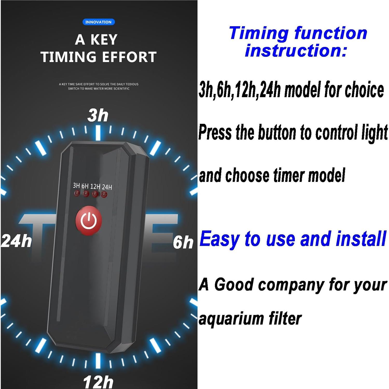 Luz UVC de limpieza de acuario JackSuper 3W con temporizador