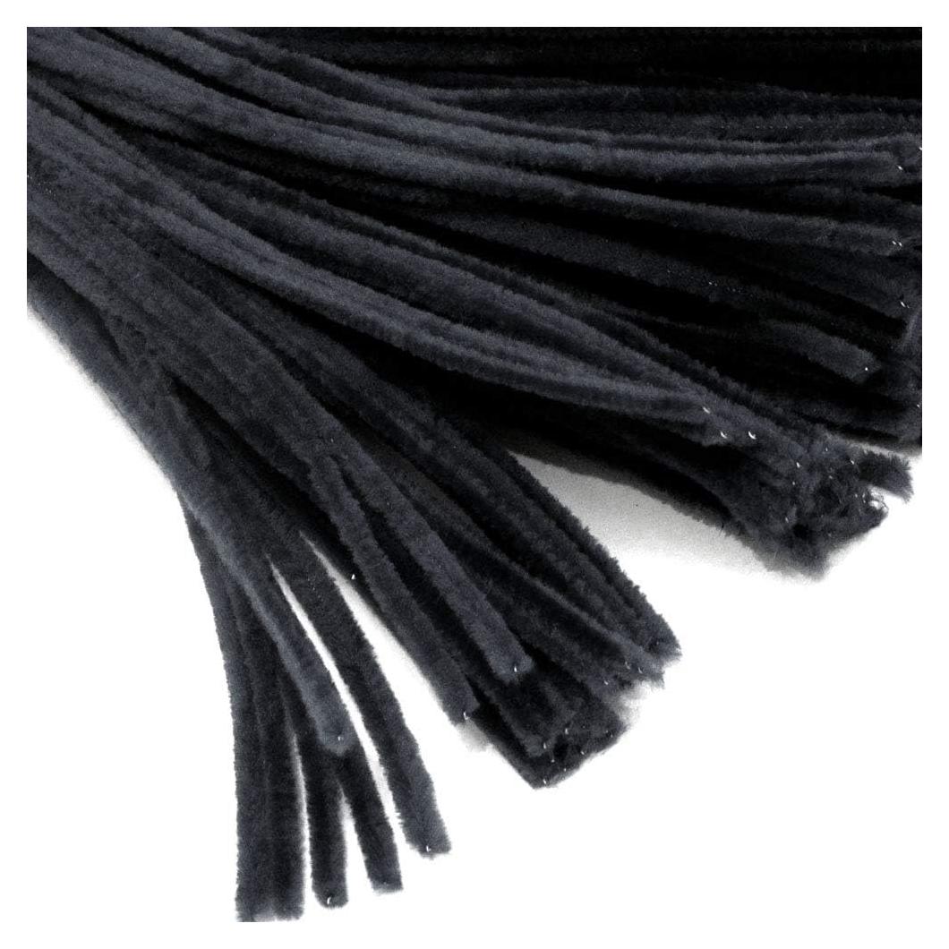 Talladores de Chenille 100 pcs 50 cm Negro Los Talladores