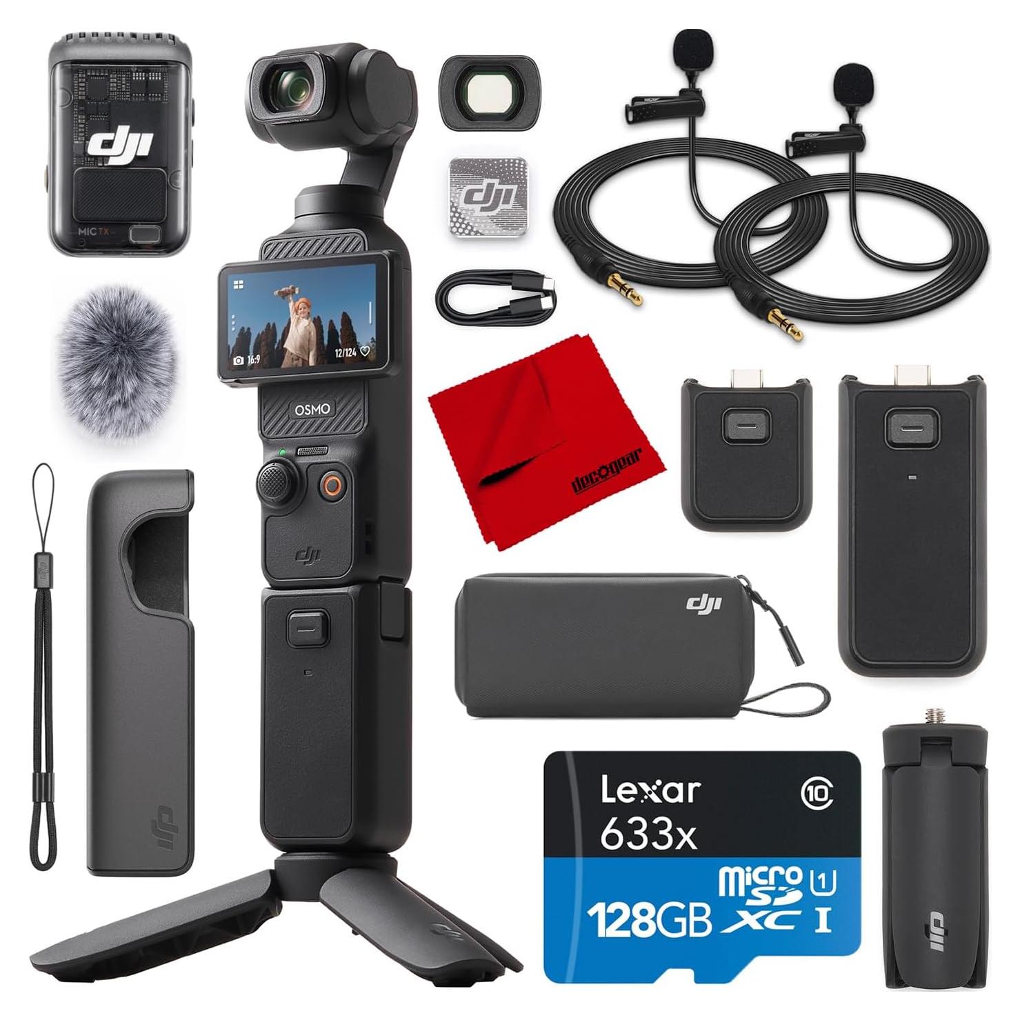 Cámara Gimbal DJI Osmo Pocket 3 Combo Creador 4K 120fps