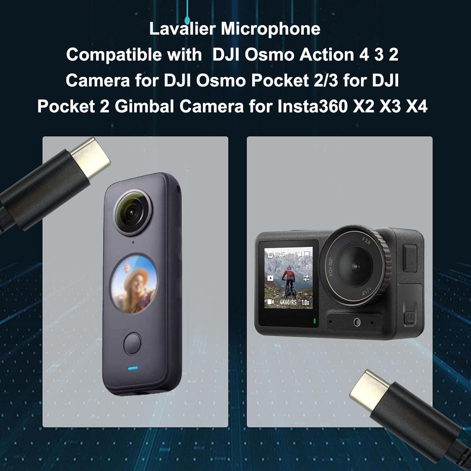 Micrófono Lavalier Omnidireccional SPTSSWET Tipo C 1.5m