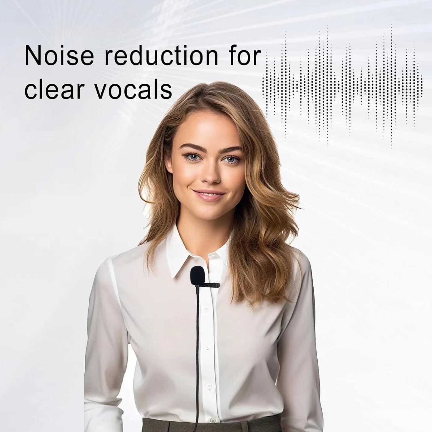 Micrófono Lavalier Omnidireccional SPTSSWET Tipo C 1.5m