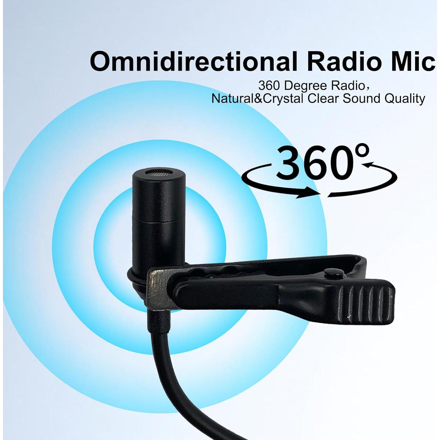 Micrófono Lavalier Omnidireccional SPTSSWET Tipo C 1.5m