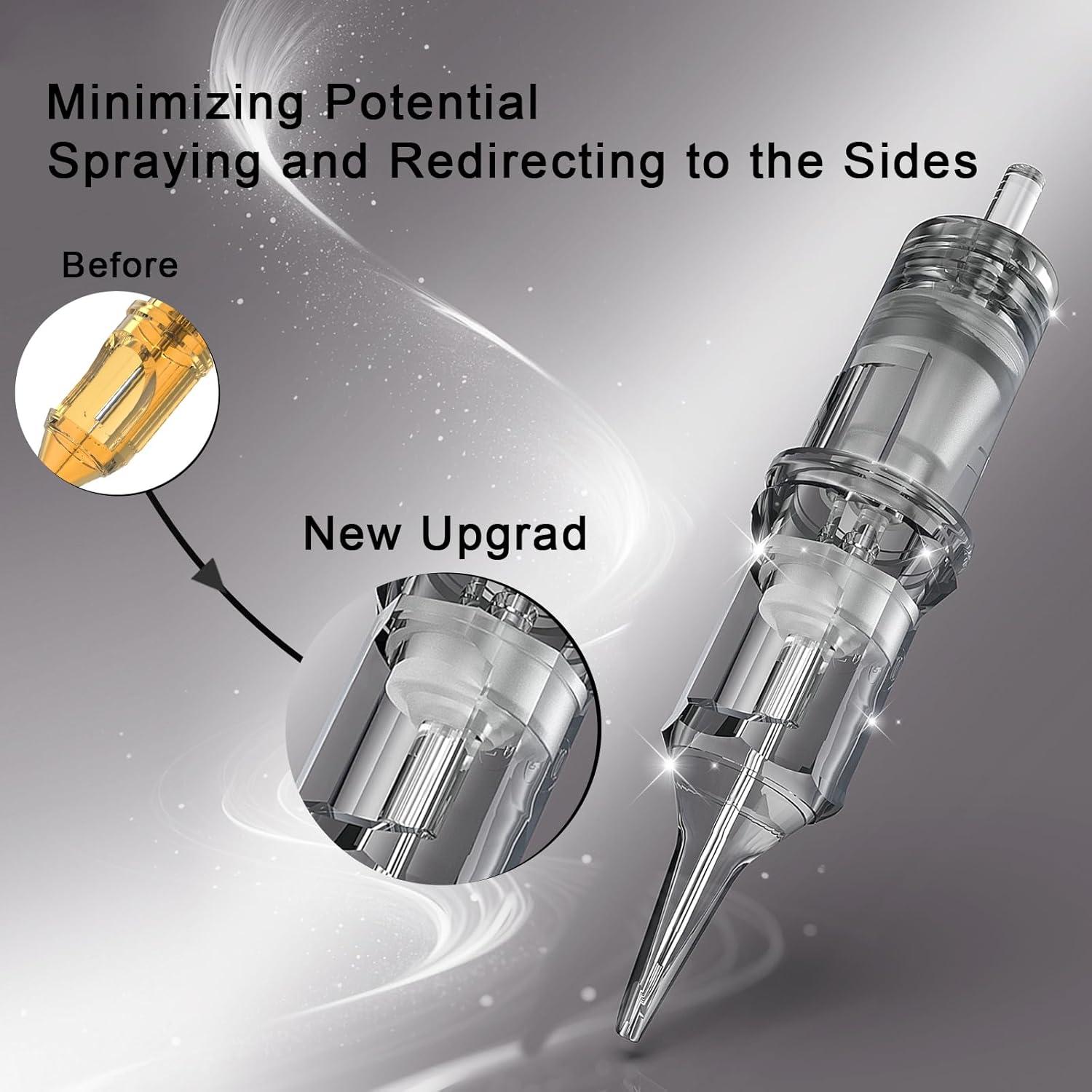 Agujas de Tatuaje YILONG Pro 20pcs Mixtas #12 3RL 5RL 7RM 9RM