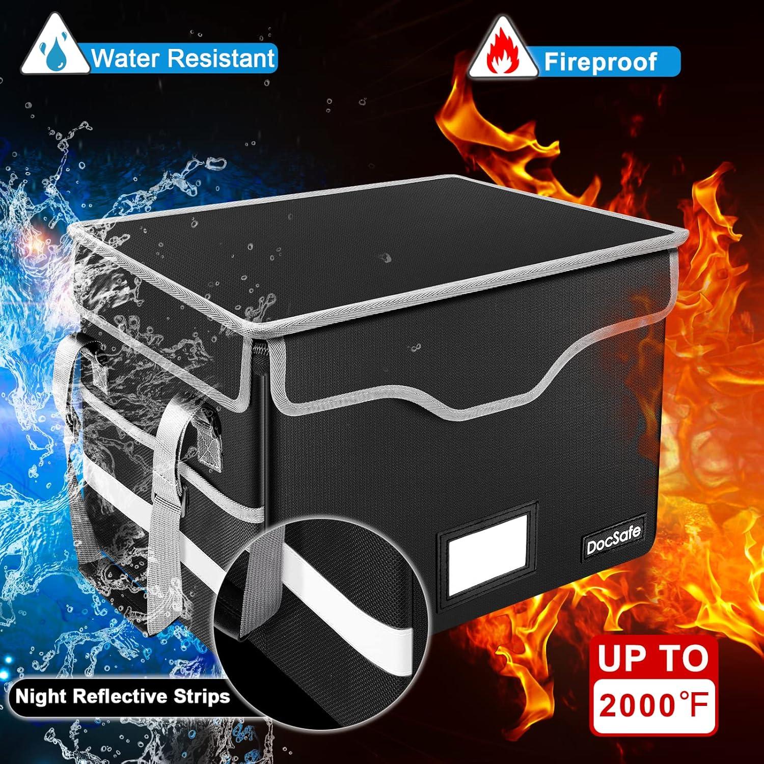 Caja de Documentos a Prueba de Fuego DocSafe 35L con Cerradura
