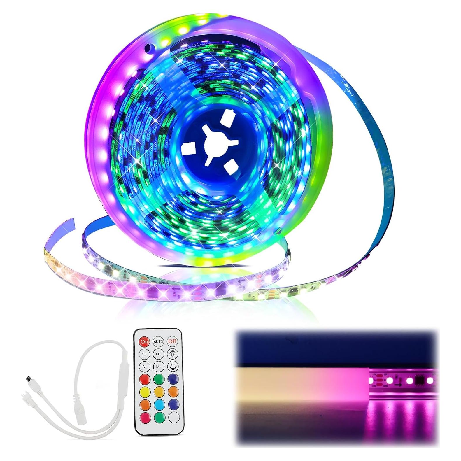 Tira de LED RGB Muzata AC1L 5M 96 LEDs/m Alta Densidad