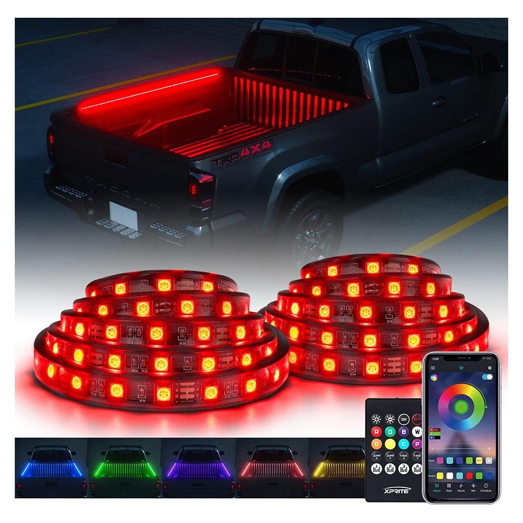 Kit de Luces RGB Xprite 60" para Cama de Camión - 2PCS