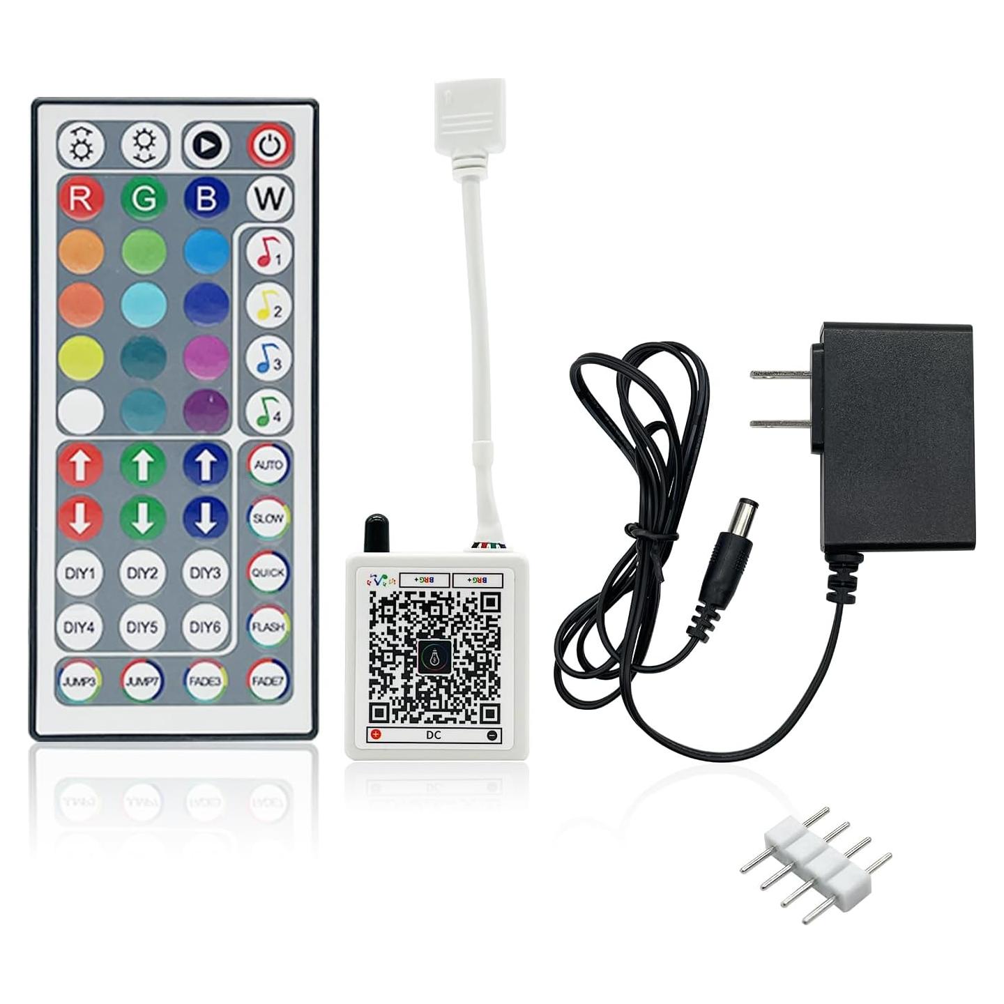 Controlador de Luces LED FONEWE 24V con Control Remoto 44 Teclas