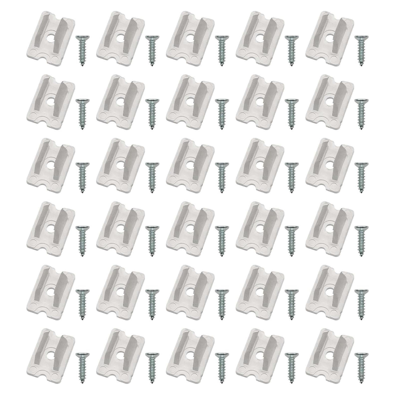 Clips de Montaje para Tiras LED Sunnates 30PCS 5-6mm