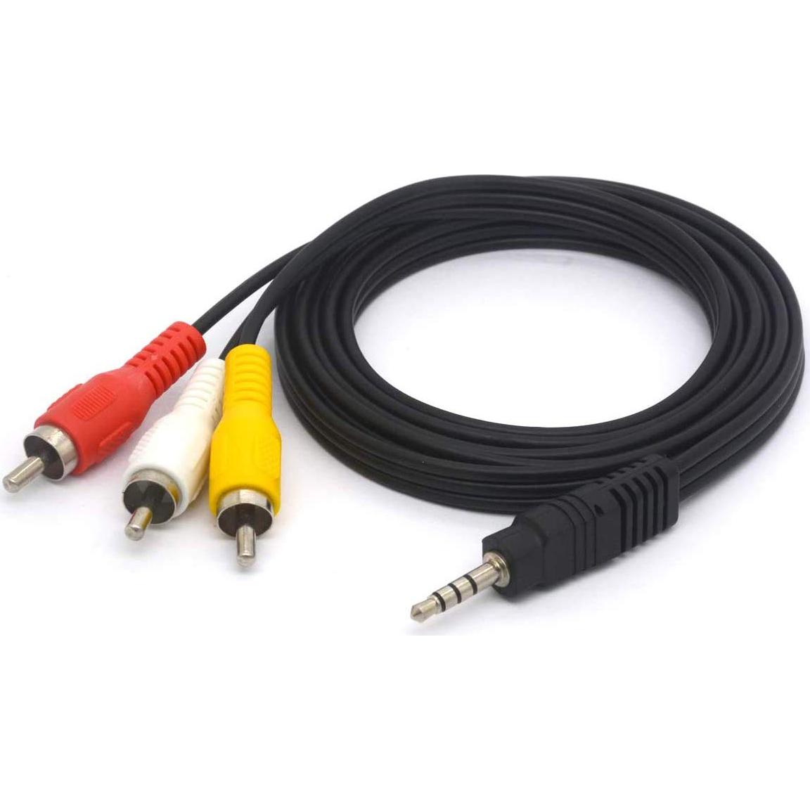 Cable AV 3.5mm a RCA AILTECK 1.52m para TV Sony