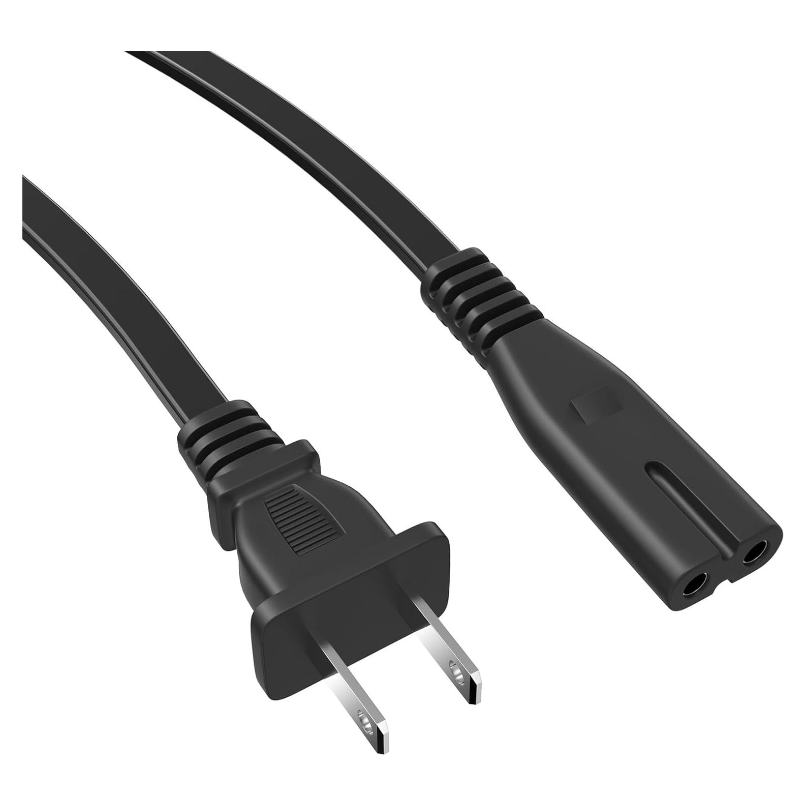 Cable de Alimentación AC 1.8m UL para DVD VHS Panasonic