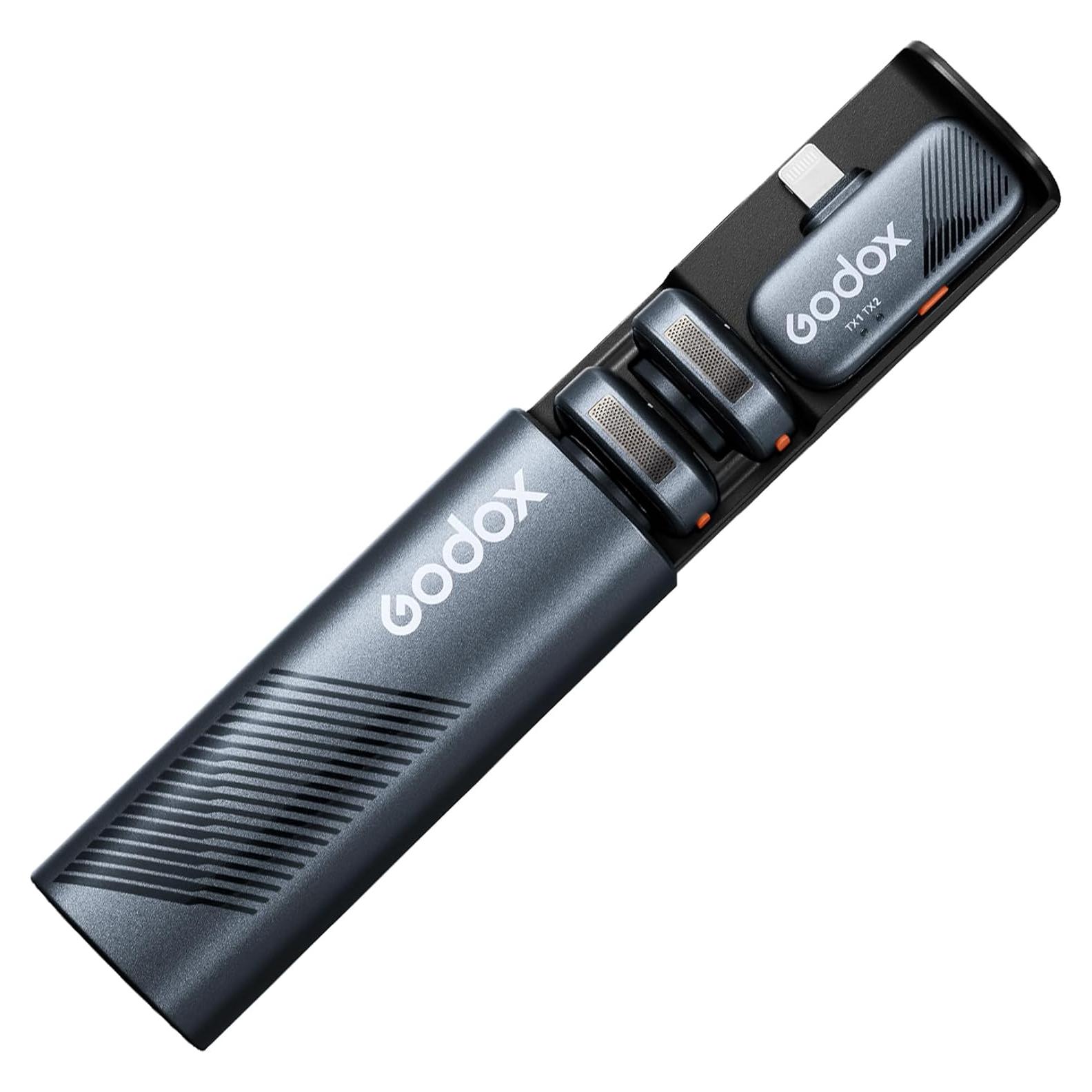 Micrófono Lavalier Inalámbrico Godox Cube-SL Kit2 30H