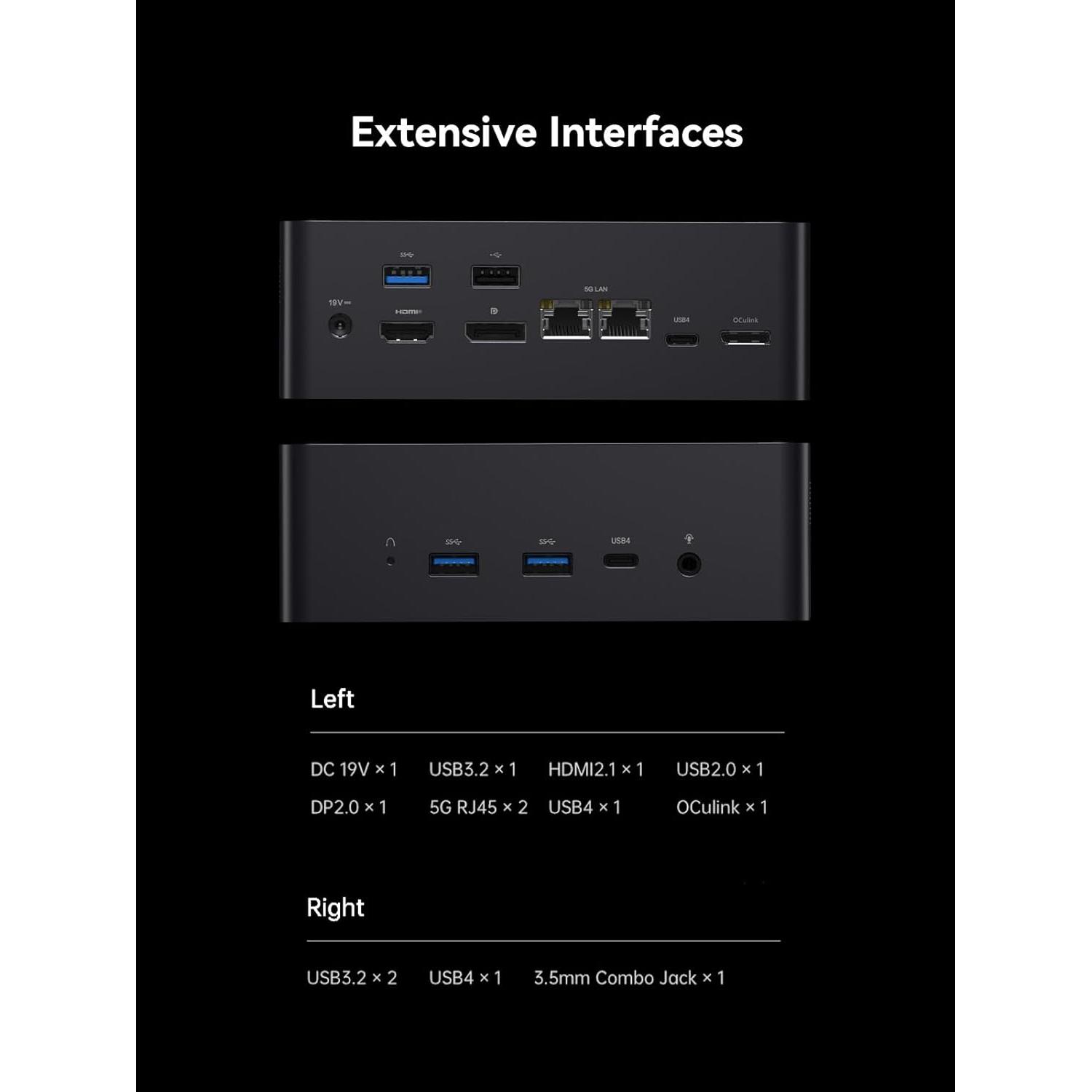 Mini PC AtomMan X7 Ti, Intel Core Ultra 9, HDMI, 4K, 2.02kg