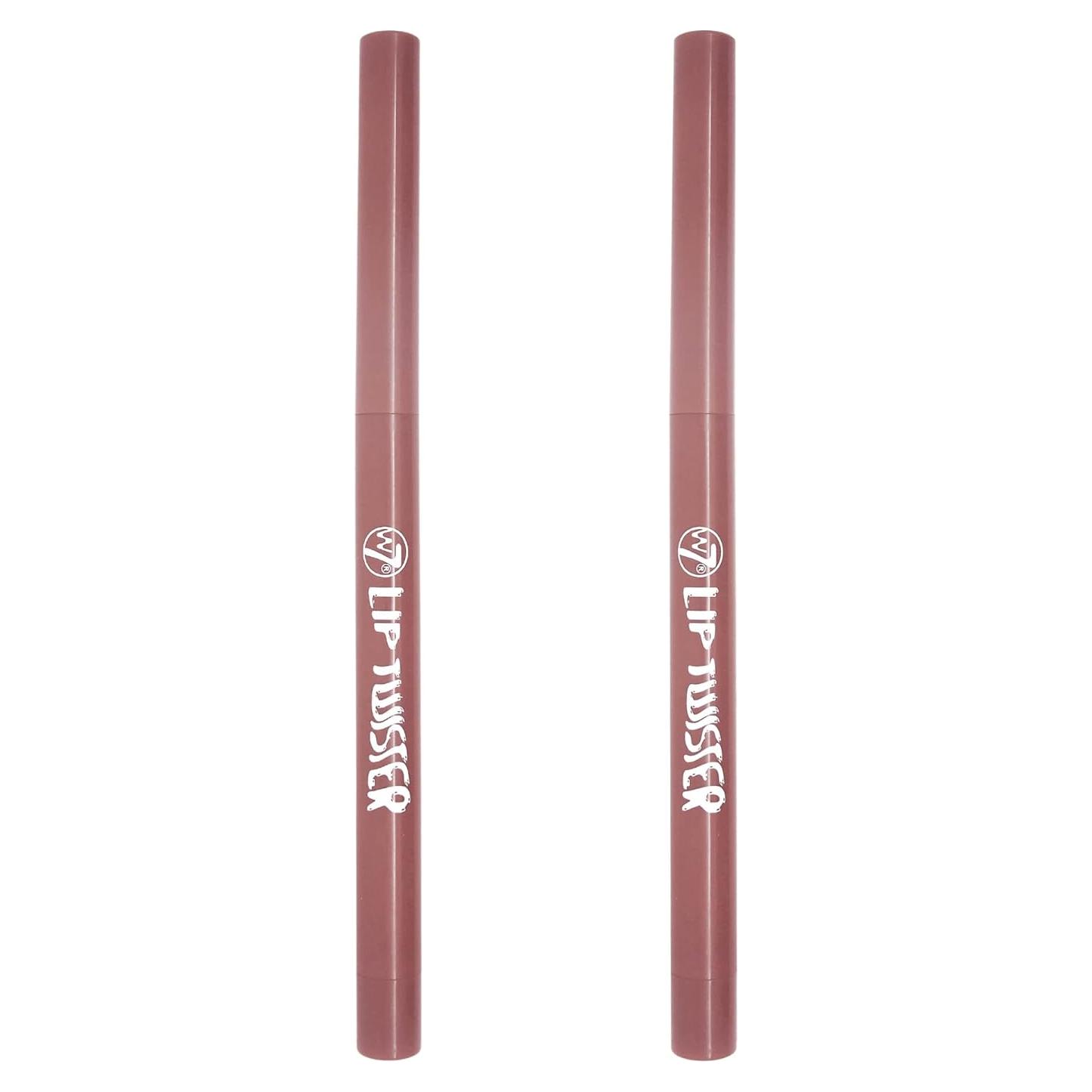 W7 Lip Twister Lápiz Labial Rojo - 2 Piezas - Cremoso y Definido
