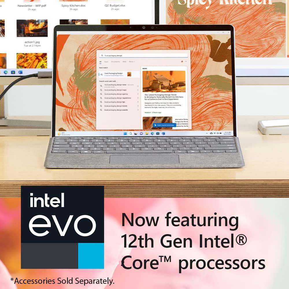 Microsoft Surface Pro 9 Tableta Táctil 13" Intel i7 32GB 1TB Platino